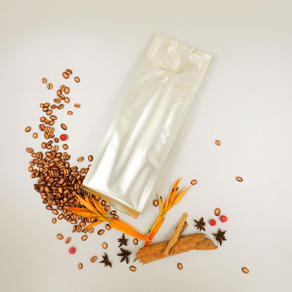 Bolsas Flow Pack de Cuatro Sellos – Café y Chocolate