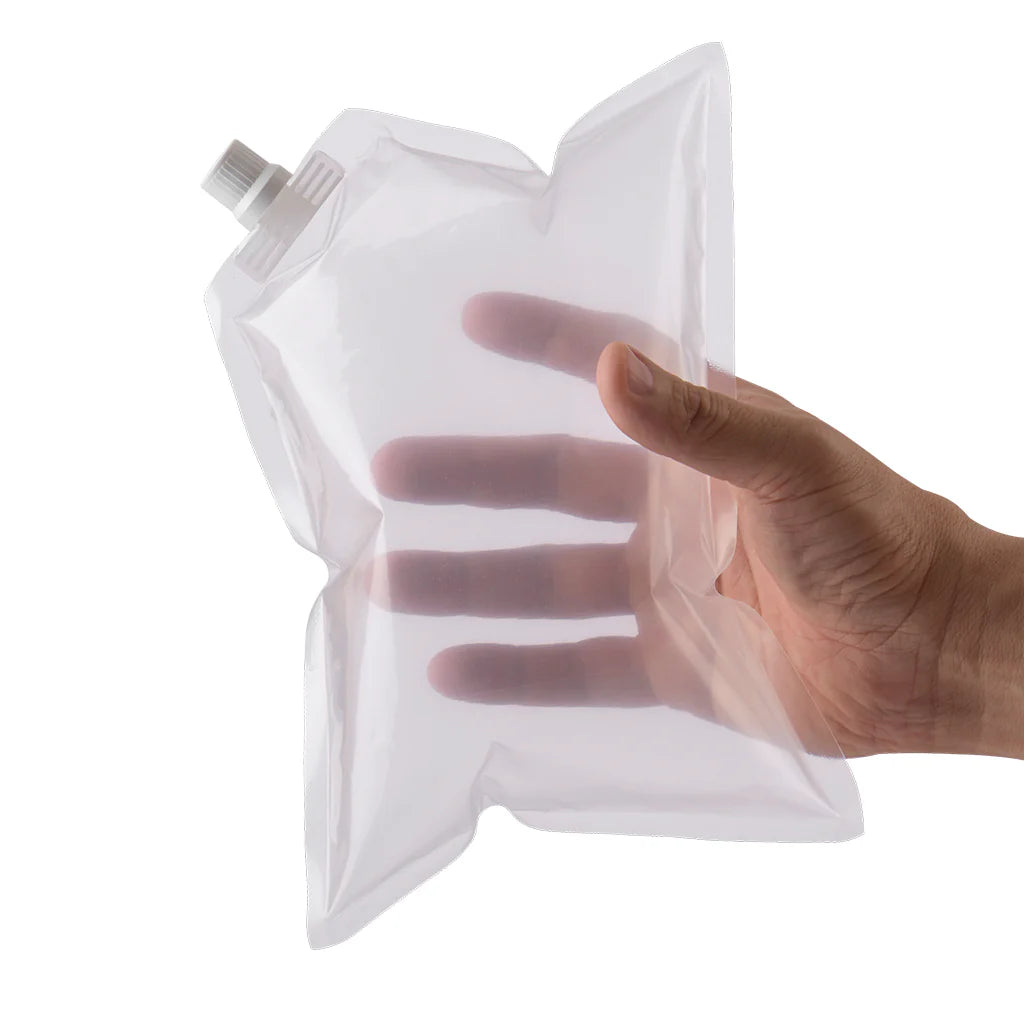 Bolsa Plana Transparente con Válvula (Llenado por Válvula)