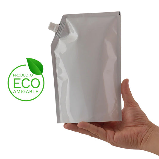 Empaque Flex Up Optiflex Blanca – Eco amigable con válvula dosificadora