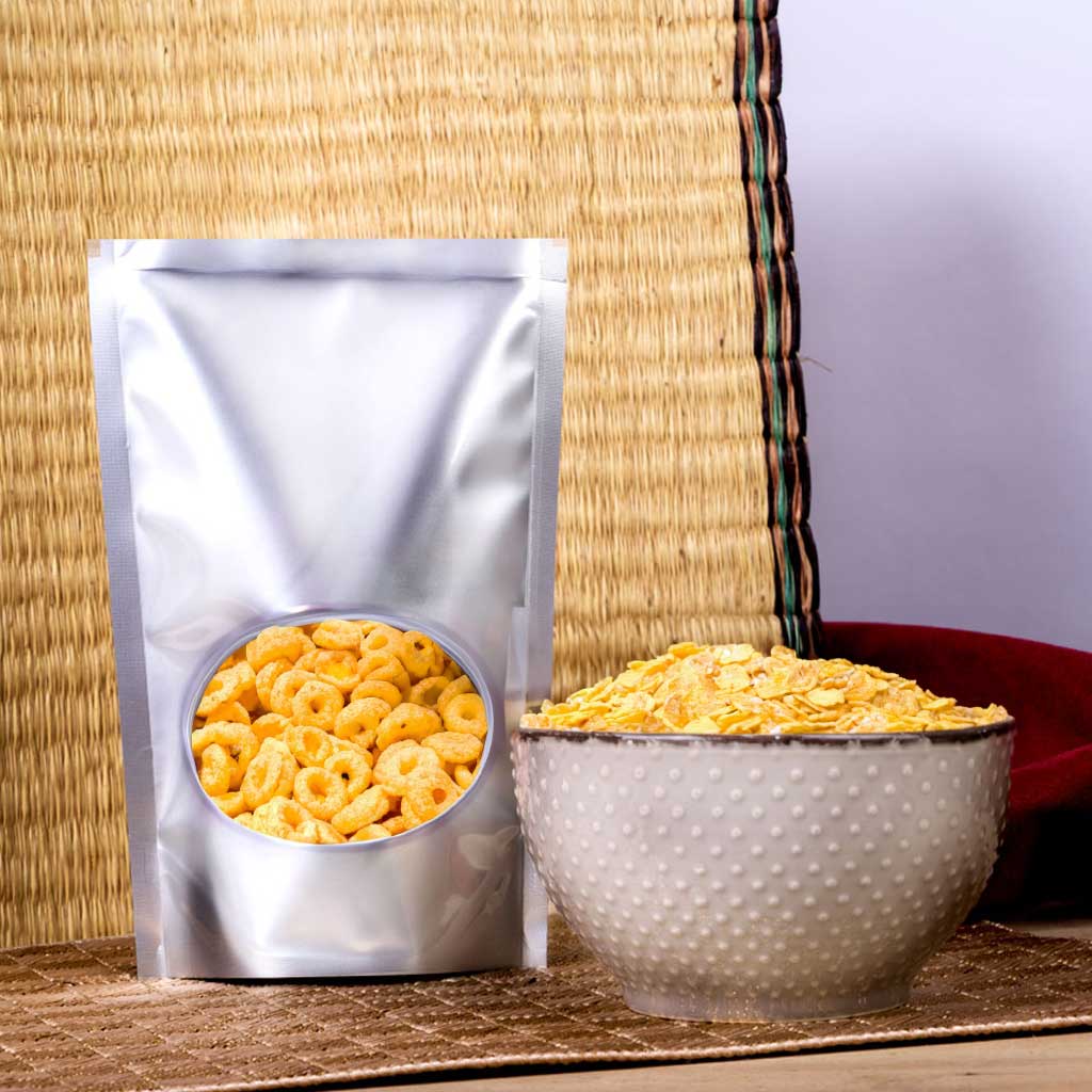 Bolsa Flex Up con ventana - Snacks, Polvos y Cereales